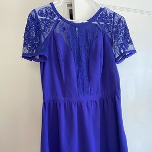 Beautiful Blue Embroidered Dress